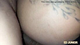 Fodendo hot Latina in sauna with bikini on. Ed Junior and Agatha Reis go wild!