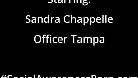 sandra chappelle gets handcuffed by police in florida, sucks officer's cock and gets fucked