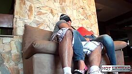 Married Latina Blows Monster Cock In Cheating Oral!