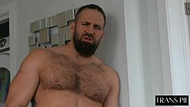 Sexy transgender with massive Italian cock gets wild. Stunning beauty enjoys hardcore pounding in European style.