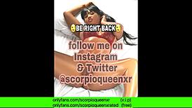 Jamaican bitch ScorpioQueen gets doggy fucked in tight anal