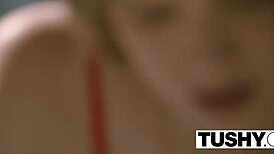 A married man has his first time with a tushy hipster teen and enjoys doggy style sex