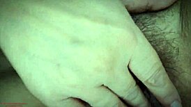 Mature Blonde MILF with Big Tits and Shaved Pussy Jerks Off Rough Monster Cock