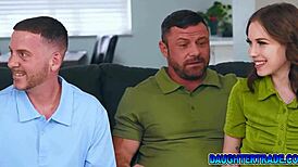 Stepdaughters Chloe Temple and Venus Vixen Plan Stepdad Swap