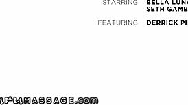 seth gamble destroys bella luna's tight pussy!