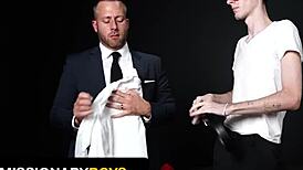 Submissive Twink's Asshole Destroyed by Superior in Missionary Boys