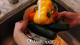 Santiago figueroa and alex woods engage in intense gay anal fucking