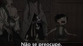 dororo ep2 leg scene in ptbr feels so wild