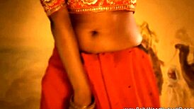 Brunette Goddess Undresses Dancing Nude