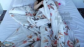 I caught my stepsister masturbating her puffy pussy this morning!