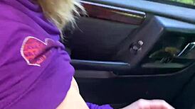 I Love Getting My Ass Fucked in the Car by My Husband's Big Cock