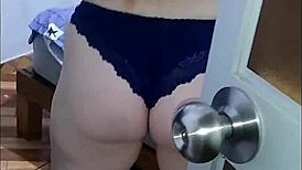 Latina Babe Discovers Uncle Recording and Fucks for Money