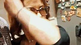 Teresa milf sucks to make her lover cum.