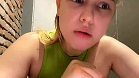 Public masturbation madness! Teen rides dildo for anal thrill outdoors!