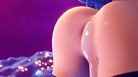 Mona Dominates Slime in Wild Hentai Action Scene