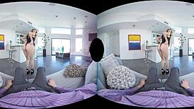 blonde harlot arya fae takes anal in vr