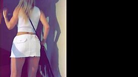 second day in paris flashing with my bbc!