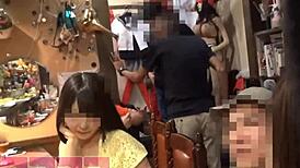 Successful Hidden Camera Footage of Secret Snack Bar Offering Free Cocks and Semen.