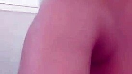 Fat Amateur BBW Pleasures Big Ass in Homemade Shower Session