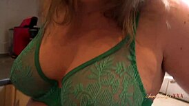 uh, fuckin my busty stepmom olga in kitchen pov... damn!