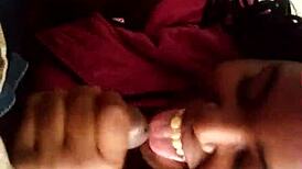 big fat bbw sucks my huge cock like a pro