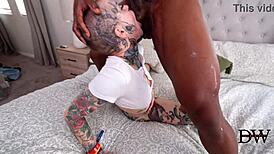 Petite Girl Slapped and Spat on During Deepthroat Domination