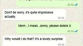 I accidentally sent my stepmom a dick pic on WhatsApp. Her shocking reaction stunned me!