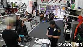 Amateur Babe Bent Over For Backroom Fucking And Blowjob