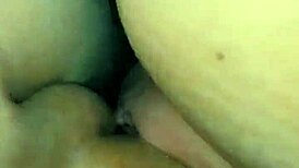 this young wife is giving it good to her work buddy in a hot session