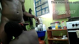 Intense Oral On Monster Cock In The Kitchen With Big Ass