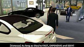 Girl Next Door: Sims 4 Bride Cheats in Car on Wedding Day