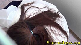 hairy teen caught masturbating in bathroom, so hot! 🛁