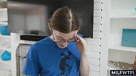 huge jugs on blonde wife with old and young 18+ blowjob in lingerie