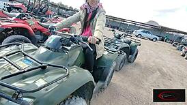 Fucking on motorbike in Sinai desert turns me on!