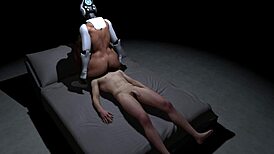 Damn, Haydee face sitting in this wild anime parody rocks hard!