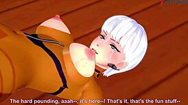 Valkyrie gets fucked in 3D anime fantasy by Apex Legends characters