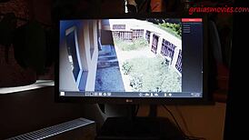 Innocent intruder caught off guard by extreme kinky punishment