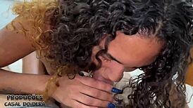 Cuckold calls friends to replace him for girlfriend's anal desire