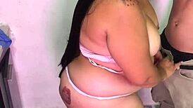 stepmother guiding her stepson through daily tasks