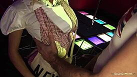 Watch her mount that tight pussy?