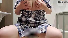 Married Woman Masturbates in Toilet Before Wedding Ceremony