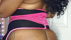 Naejae, the sexy ebony solo star, flaunts her big ass in this hot video