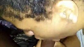 sexy redbone with big ass swallows after blowjob