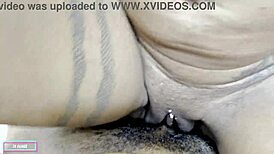 Oh yeah, that latina slut is squirting and taking it deep in her ass 😍