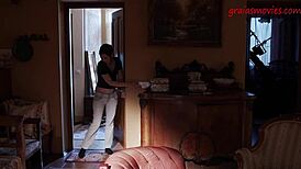 Innocent intruder caught off guard by extreme kinky punishment