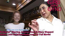 SFW Nonnude BTS! Stacy Shepard’s Perverted Podiatrist Bloopers! Exam Room Fun at GirlsGoneGyno.com!