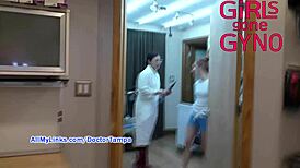 SFW Nonnude BTS! Stacy Shepard’s Perverted Podiatrist Bloopers! Exam Room Fun at GirlsGoneGyno.com!
