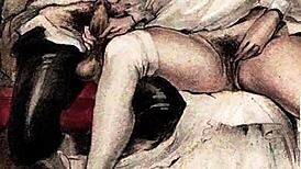 these vintage erotic drawings got me all curious and intrigued