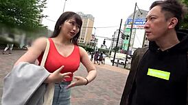 Japanese Teen Babe with Huge Tits in Hardcore Cumshot