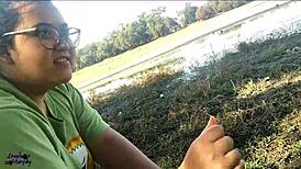 mamada en el lago en publico with a daring twist